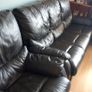 leather 3 piece suite Image 3