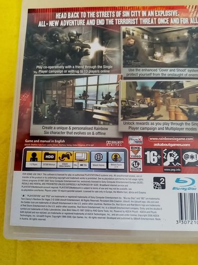 Rainbow Six Vegas 2 Tom Clancy s PlayStation 3 Ps3 Games Original