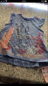 Girls BNWT teeshirt 3/6 mths