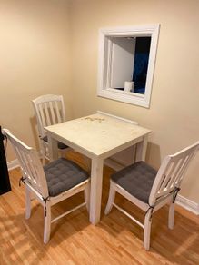 table + chairs