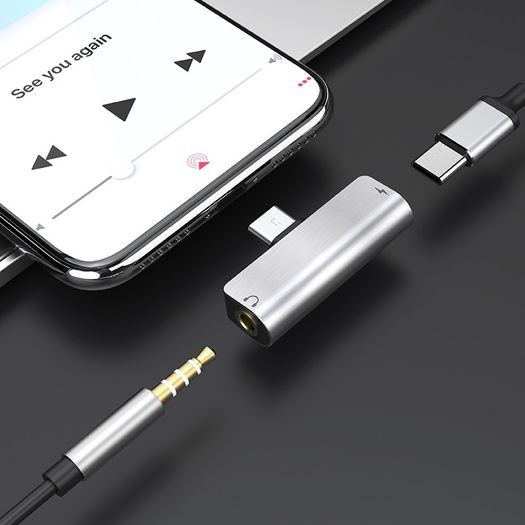 New Hoco Lx Type-C 2-in-1 Audio Converter