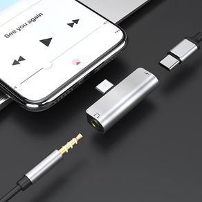 New Hoco Lx Type-C 2-in-1 Audio Converter