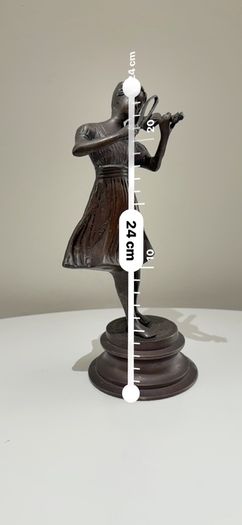 Art Nouveau Style Violinist Figure
