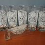 Fabulous Set of Six Vintage Irish Mist Celtic Design Etched/Frosted Highball Glasses, Made in Italy, Mint Condition Image 9