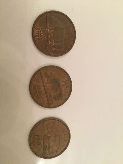 1941-1967 Irish halfpenny's