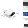 10x Usb Type C Male To Usb Female Otg Adapter White Bulk / Wholesale Image 2