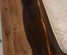 wooden bed frame