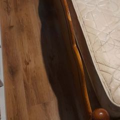 wooden bed frame