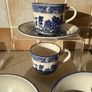 Arklow Pottery 3 Cereal/Desert Bowls 2 Cups & 1 Saucer Image 2