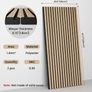 Soundproofing Panels Wood Veneer Acoustic Panels 47.24"x23.62" Self-Adhesive 3D Sound Absorbing, NRC 0.75,for Sound Absorbing (Walnut Effect, 2 Pack 15.5 sq.ft Image 2