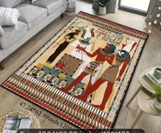 Ancient Egypt themed rug free postage