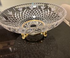 kilarney crystal fruit bowl