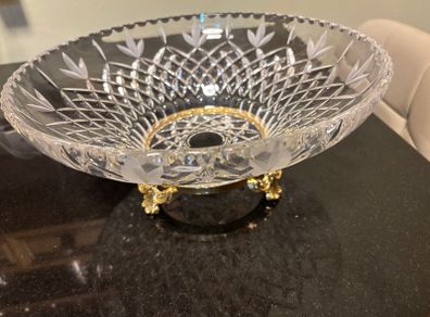 kilarney crystal fruit bowl