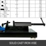 BS-85 Benchtop Portable Metal Bandsaw 1KW Band Saw for Cutting Wood Glass Fiber Plastic Woodworking Blade Speed 40-88MPM Image 5