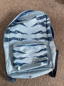 blue schoolbag