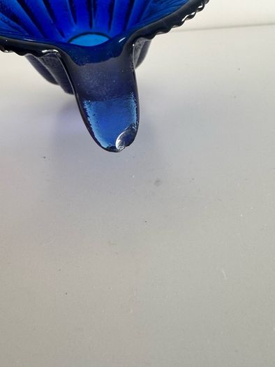 cobalt blue glass bowl
