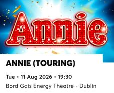 Annie Tickets x 3