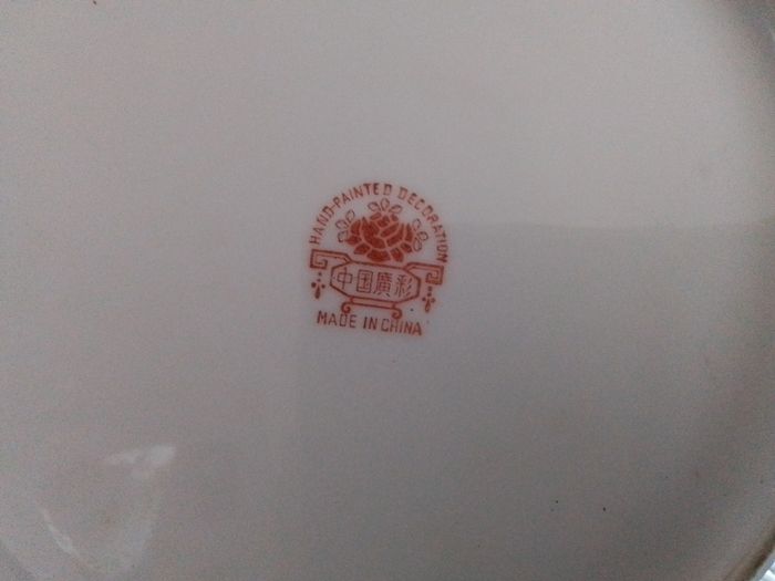 Hand Painted Chinese Plate