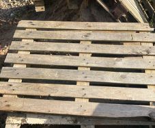 wooden pallets