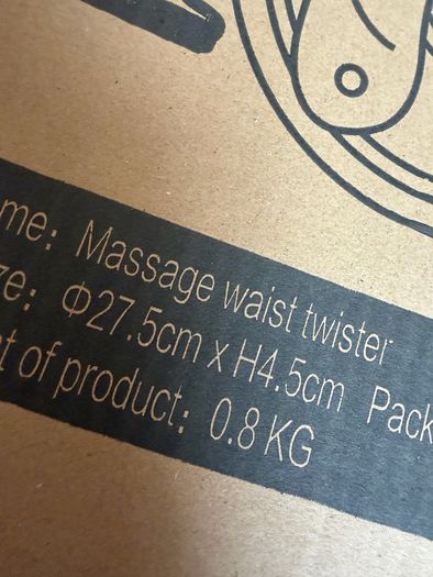 Brand new massage weight trainer twist board