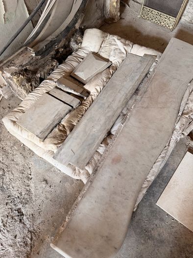 Marble Fireplace and insert
