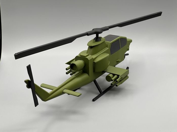 AH-1 Cobra Gunship3D printed (Free Postage)