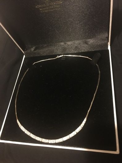 stunning white gold pendant