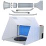 BRAND NEW Model Coloring Sturdy Spray Booth Exhaust Fan Baking Paint Sealing Exhaust Fan Suction Spray Paint Box Workbench AC100-240V Image 3