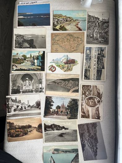 Isle of Wight vintage postcards. 1 euro each. Discount for multiple purchases