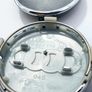 Set/4x 61mm AUDI Gloss GREY 3D alloy wheel centre caps cap 4M0601170JG3 Hub Cover Image 9