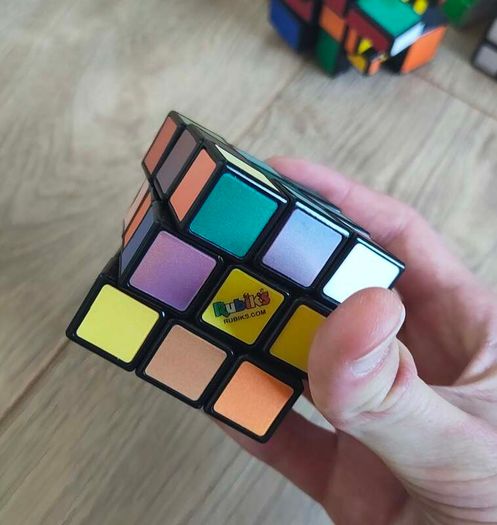 Collection of various puzzle cubes