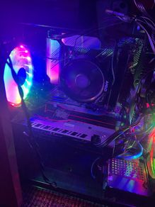 Pc| Rgb Beast Ryzen 5 4500 Rx 580 8gb |16gb Ddr4 | Asus B550 Build Ready To Game