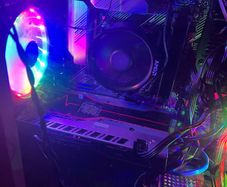 Pc| Rgb Beast Ryzen 5 4500 Rx 580 8gb |16gb Ddr4 | Asus B550 Build Ready To Game