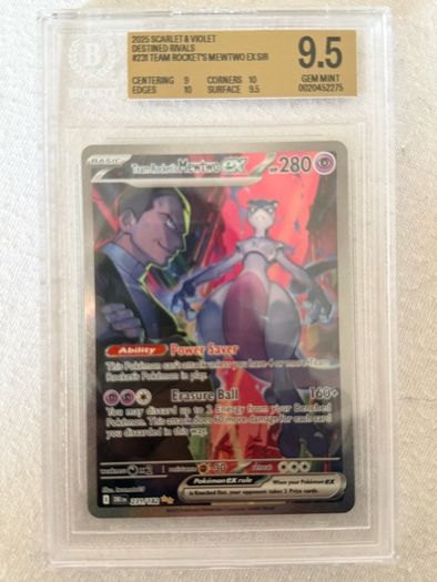 Team Rockets Mewtwo Ex Sir #231 BGS 9.5