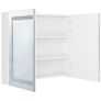 LED Bathroom Mirror Cabinet Shinning White 80x12x68 cm Image 5