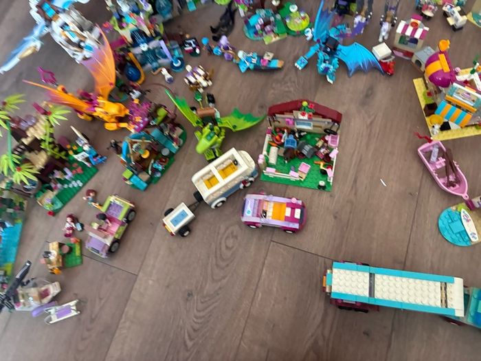 Huge LEGO Friends & Elves Collection Massive Bundle Figures, Buildings, Dragons & Vehicles