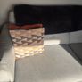 Grey Fabric Three Seater Sofa + Footstool Image 9