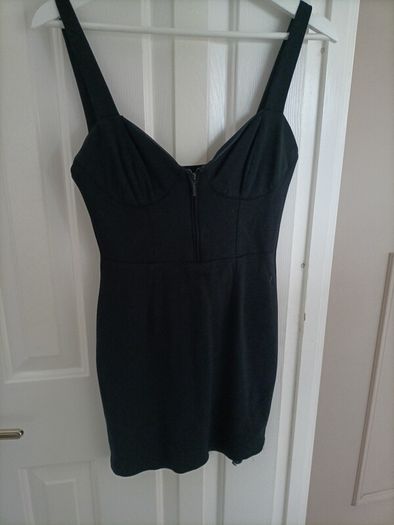 Black strap dress size 8