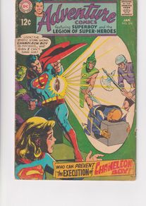 WHAM 5 euro Adventure Comics #376 The Execution Of Chameleon Boy 1969 Dc Silver Age Comic