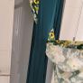 ZARA Collection green floral asymmetrical midi Sz M-L - Bnwt Rrp 79.99 Image 3