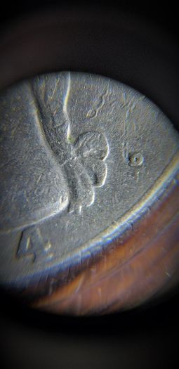 Rare 1984 Quarter Dollar Error, with error in the D