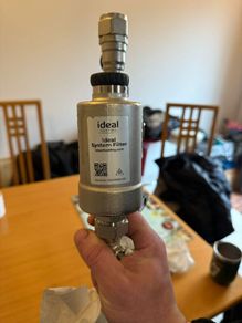 Heating system filter