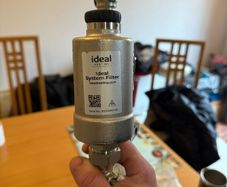 Heating system filter