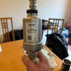 Heating system filter