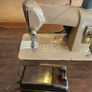 Singer 185K Antique Sewing Machine with Table Image 3