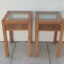 Solid Oak Bedside Lockers Image 2