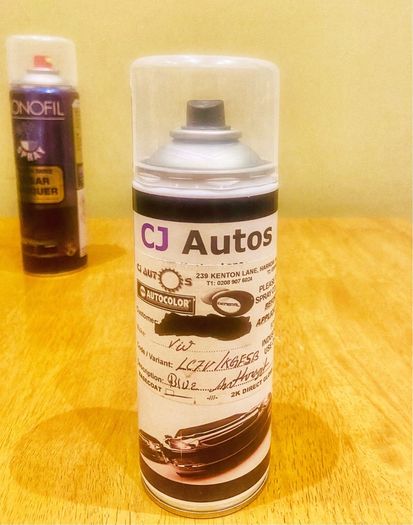 Car VW Paint Repair Kit LC7V KGF5B CJ Autos Paint Monofil Lacquer Dark Grey Blue Anthracite Anthrazit Pearl VAG Volkswagen Audi SEAT Skoda