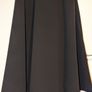 Beautiful black corset detail midi skater dress Image 5