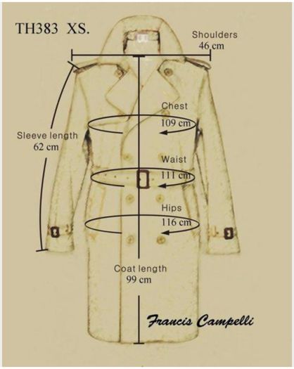 Francis Campelli Macintosh - Size XS- Putty Colour