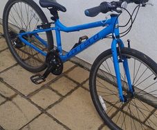 Boys Carrera blue bike 24inch